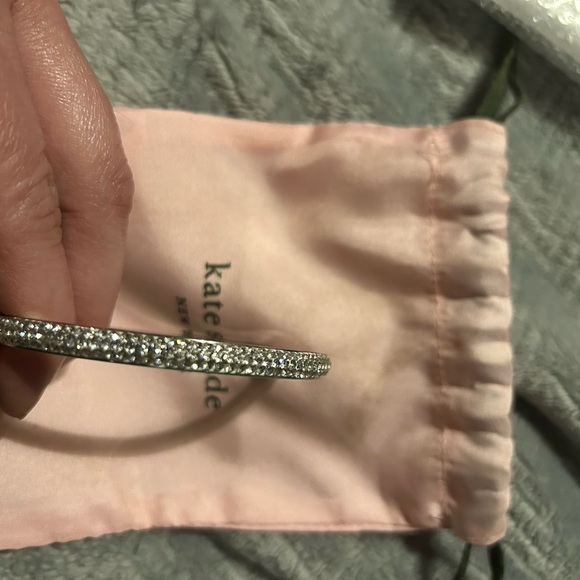 Kate Spade Silver Razzle Dazzle Bangle Bracelet w/Dustbag (NWOT) - Picture 3 of 7
